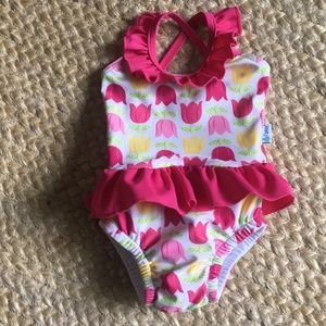 Like New iplay Swimsuit w/ Swim Diaper